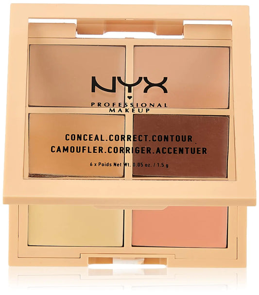 NYX PROFESSIONAL MAKEUP Conceal Correct Contour Palette - Light 0.05 Ounce (Pack of 1) 01 LIGHT