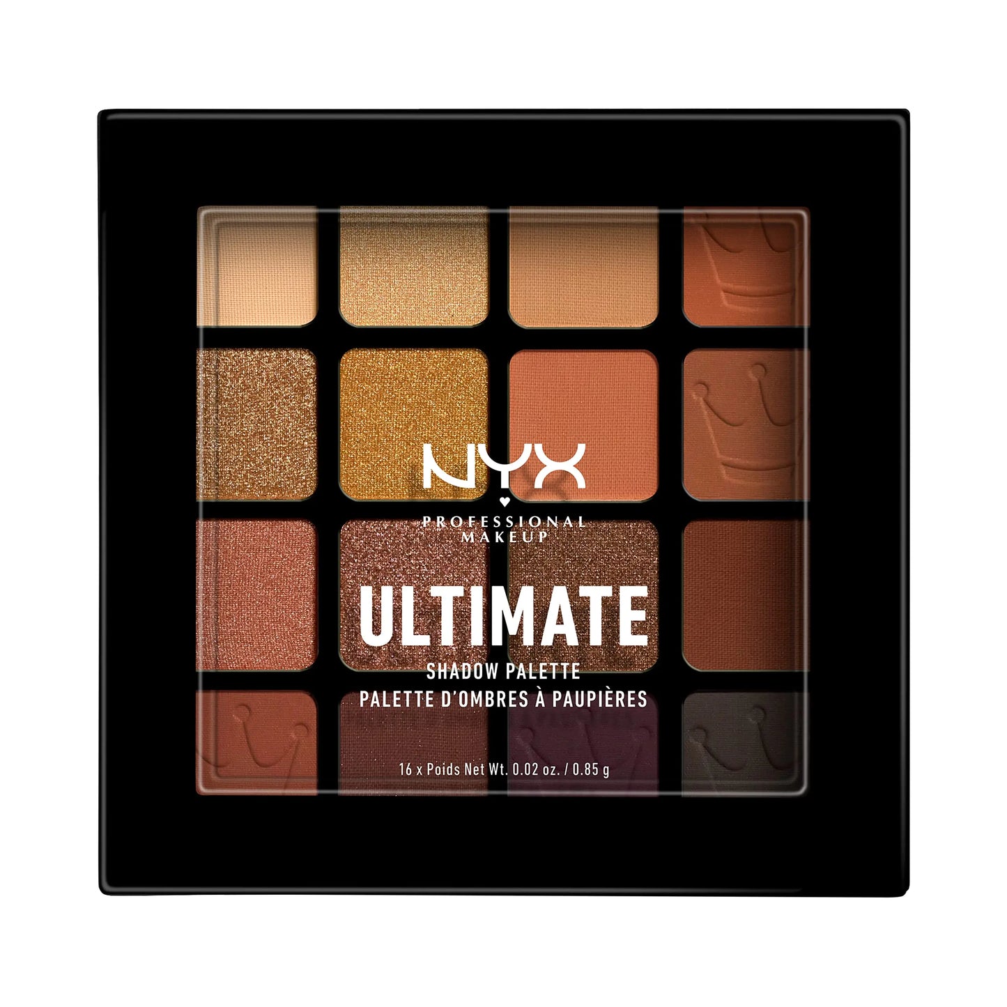 NYX PROFESSIONAL MAKEUP Ultimate Shadow Palette, Eyeshadow Palette - Ultimate Queen 1 Count (Pack of 1)